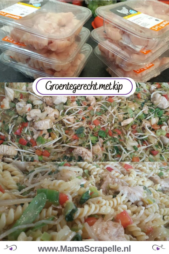 groentegerecht met kip
