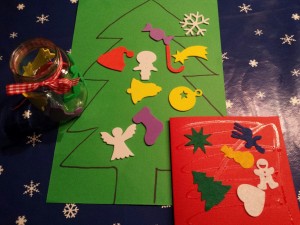 DIY kerstknutsel Foamsticker