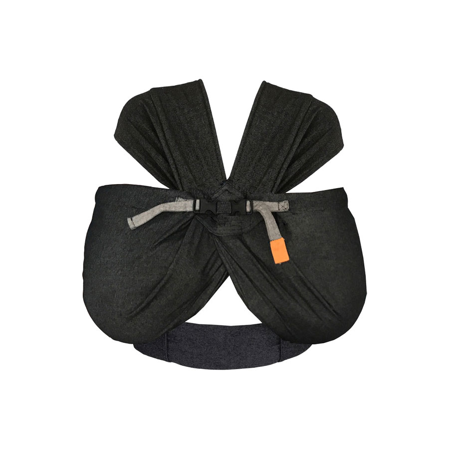 Minimonkey tweeling draagzak - een draagdoek voor de zomer. De mini sling is perfect voor gebruik in het zwembad. Baby veilig dragen
