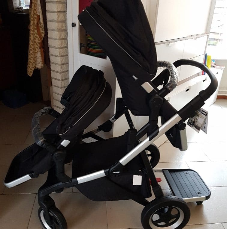 thule sleek kinderwagen test