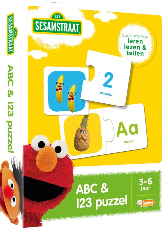 Sesamstraat ABC & 123 puzzel