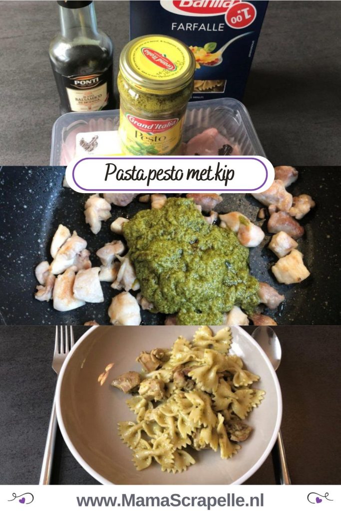 pasta pesto met kip