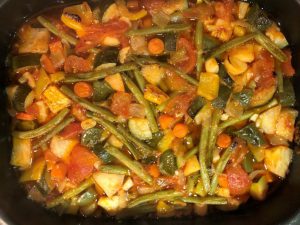 ratatouille vegan gerecht. Veggiechallenge, Proveg, gezondeten