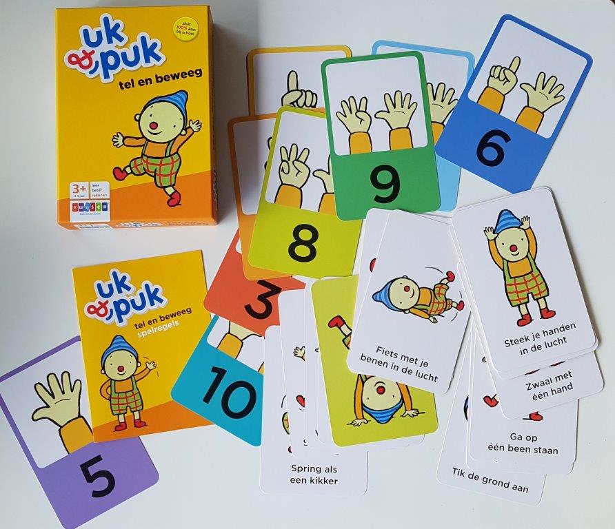 Uk & Puk - tel en beweeg educatief spel van Zwijssen