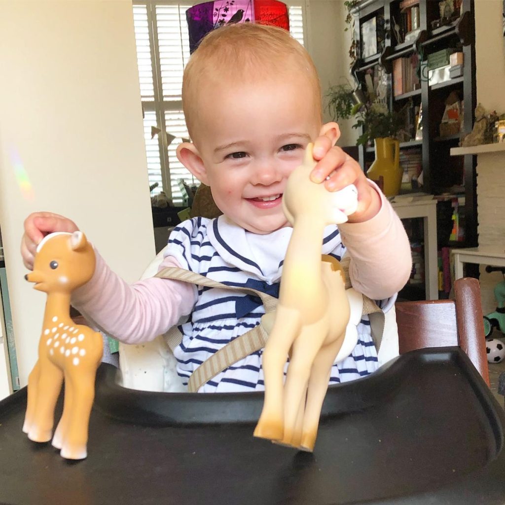 nieuwe vriendjes van Sophie de giraf