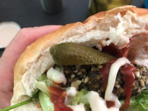 vegetarische zeewierburger