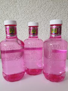 Roze fles voor Pink Ribbon
