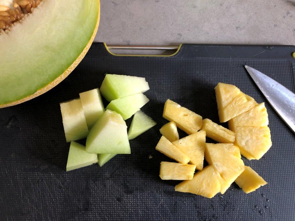 ananas en meloen