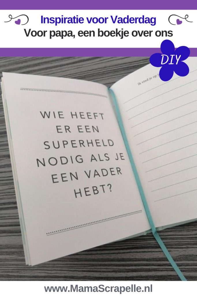 Vaderdag boekje