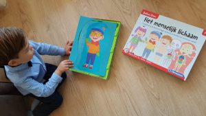 Puzzel over het menselijk lichaam