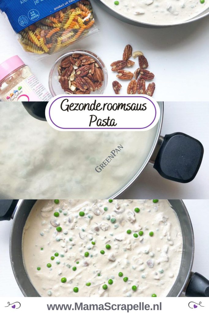 gezonde roomsaus pasta