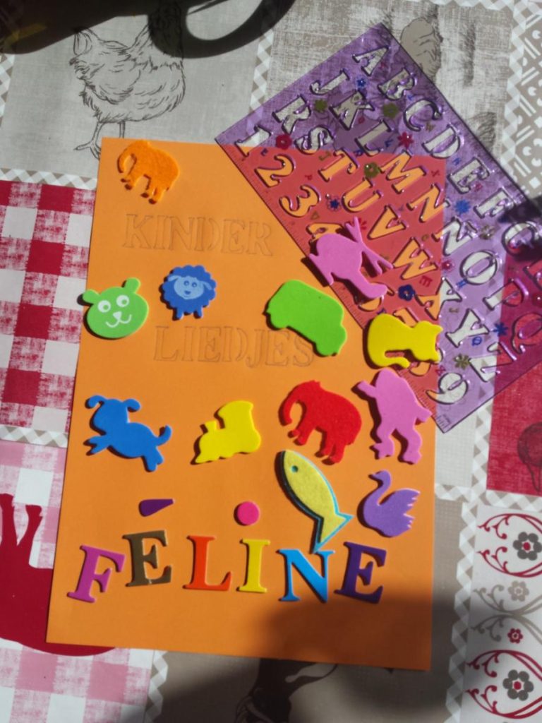 kinderliedjesboek versieren