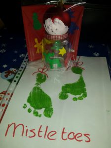 kerstknutsel met handen en voeten