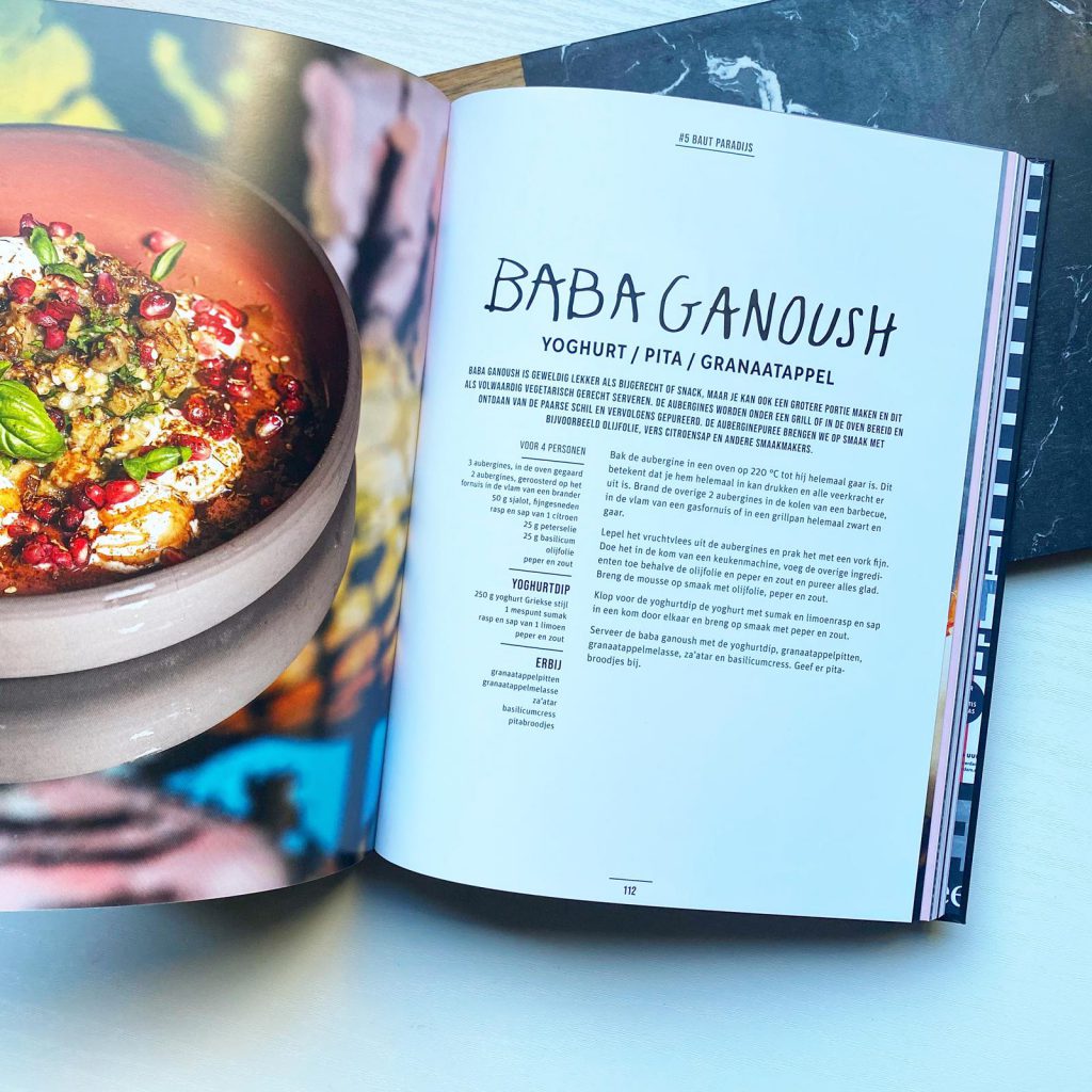 baba ganoush Michiel van der Eerde schreef een prachtig baut kookboek vol met recepten van de bekende masterchef presentator. 