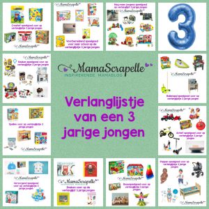 verlanglijst 3 jarige jongen