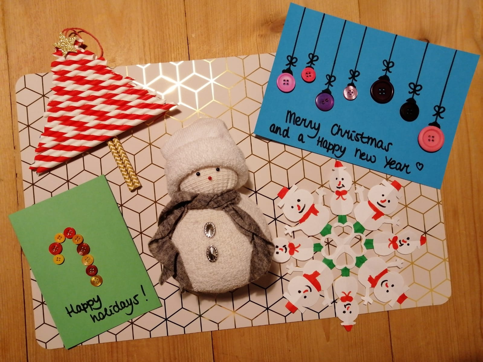 Symmetrie uitrusting stem Kerst knutselen - een aantal ideeën op een rij voor kinderen -