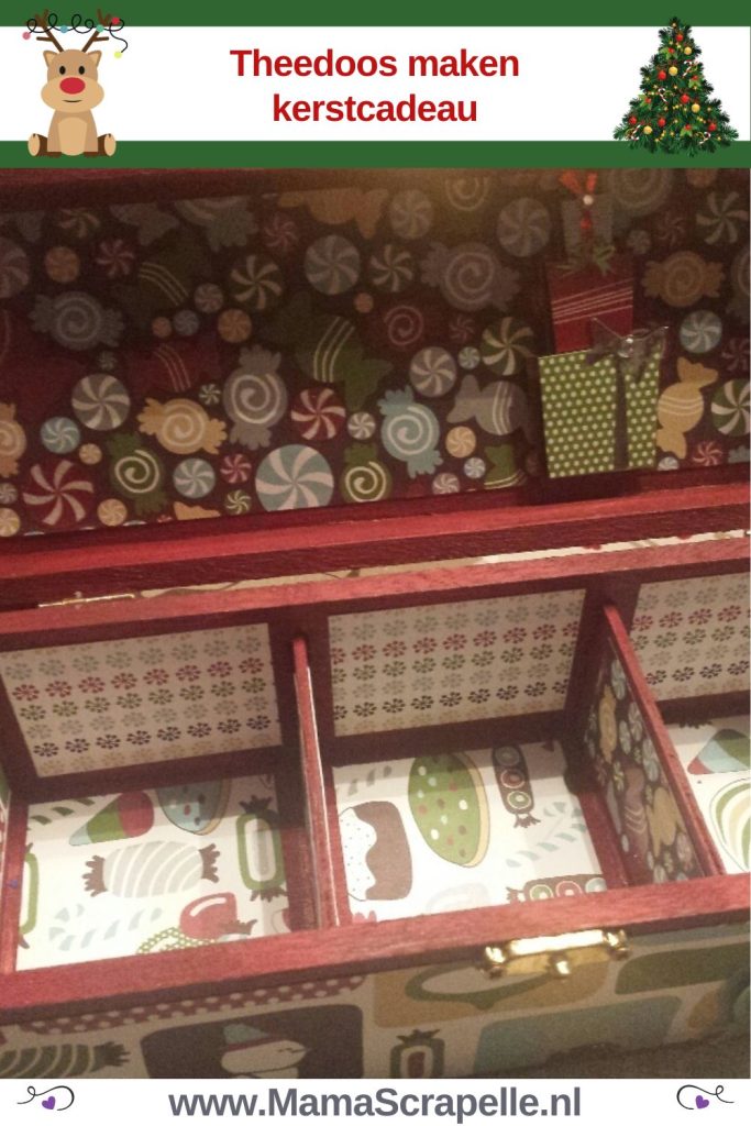 theedoos maken kerstcadeau