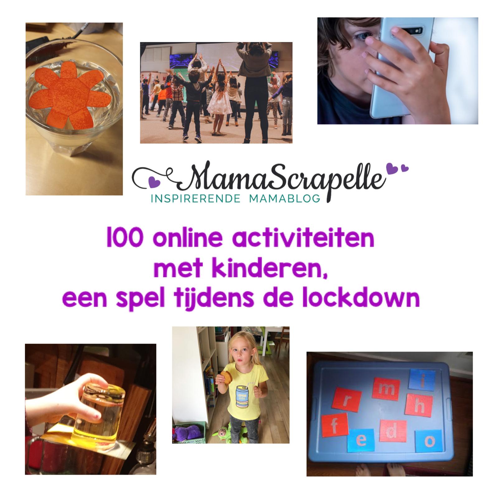 account wraak Kenmerkend online activiteiten met kinderen, 100 spel ideeën tijdens de lockdown