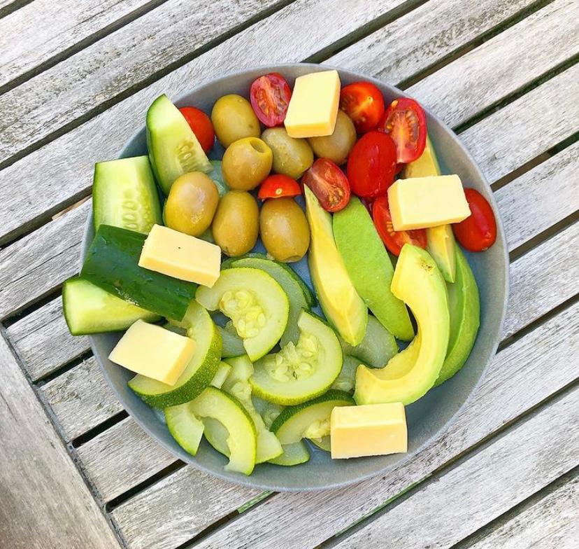 monkey platter gezond groente fruit