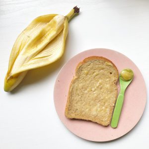banaan boterham fruit