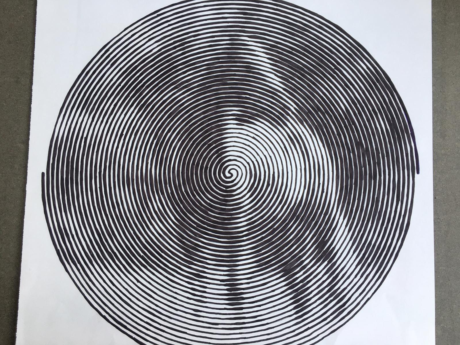 Roestig dienblad persoon Spiro puzzels – een verborgen beeld in spiraalvorm -