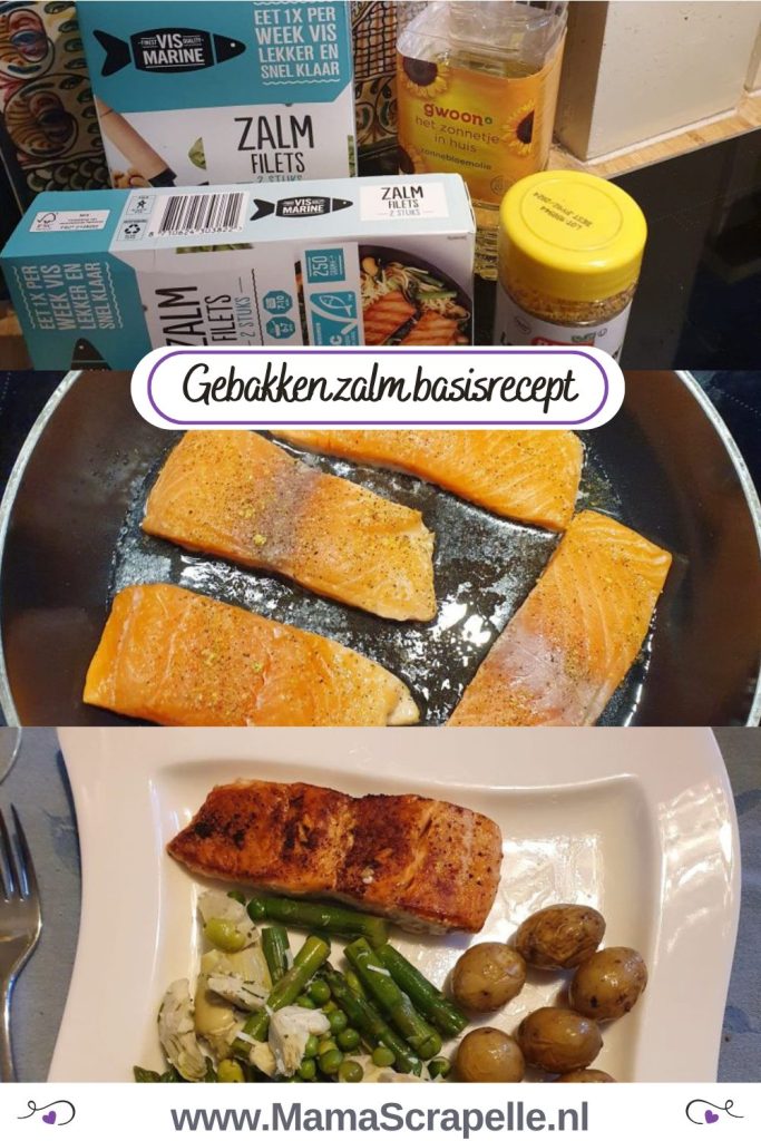 gebakken zalm basisrecept