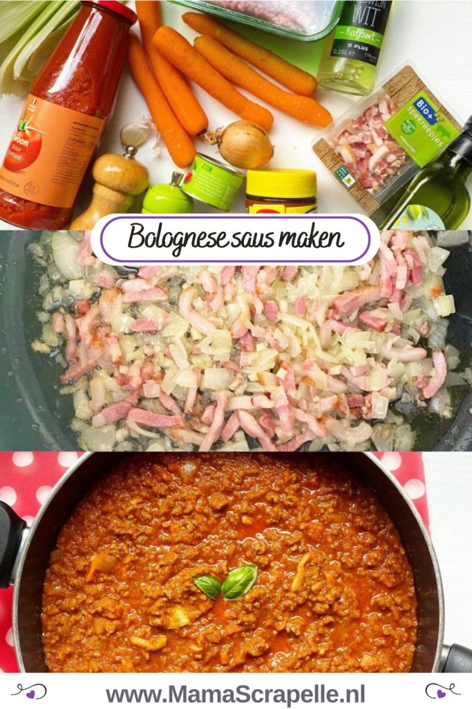 bolognese saus maken