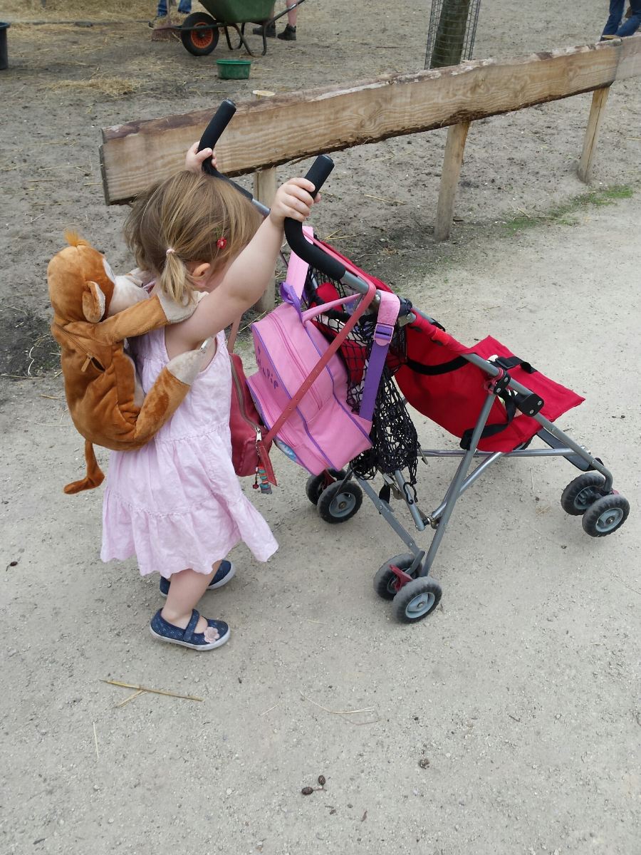 peuter op vakantie buggy