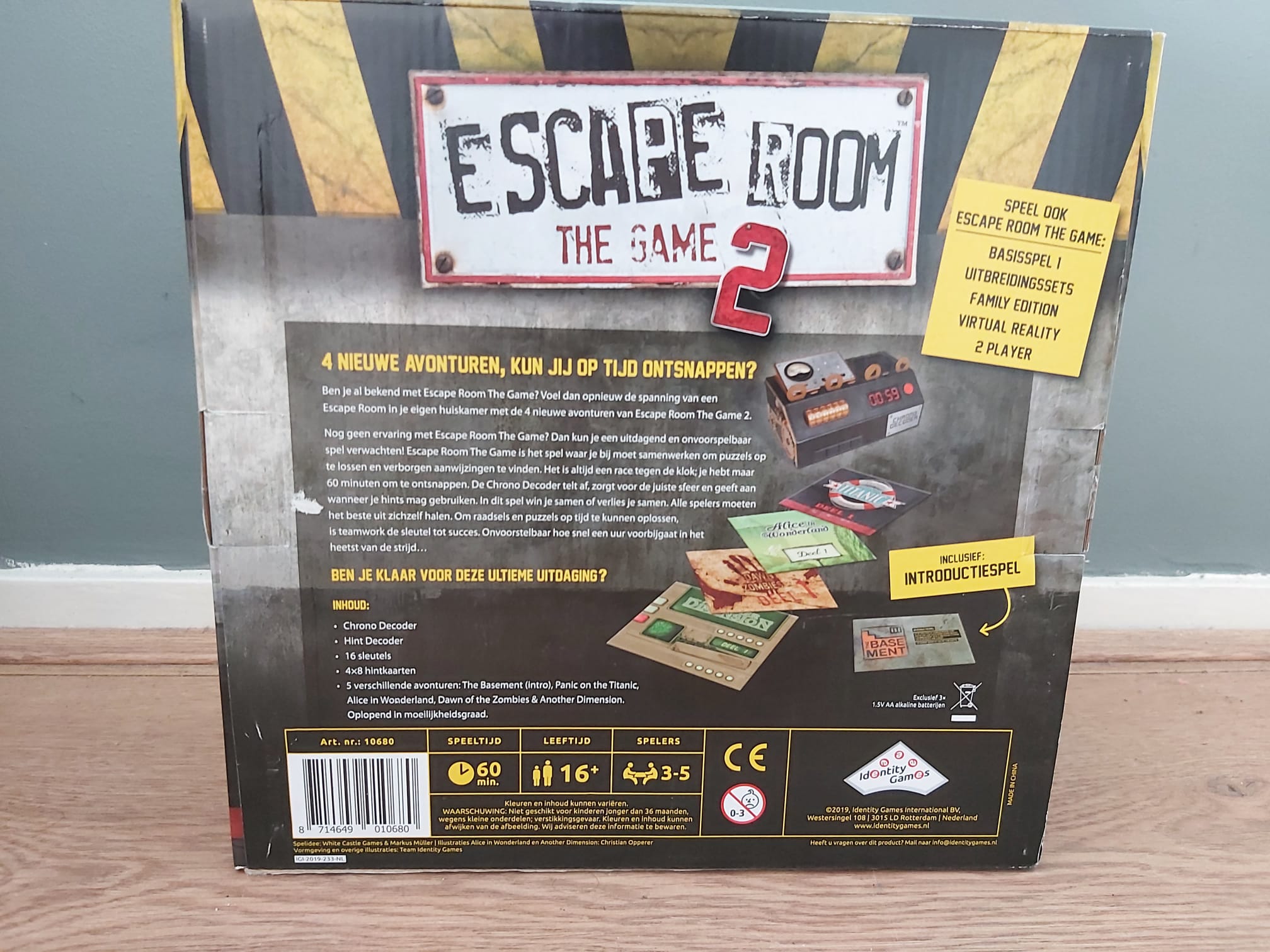 uitglijden Spelen met spontaan Escape room the game 2, voor iedereen die wel van een uitdaging houdt -