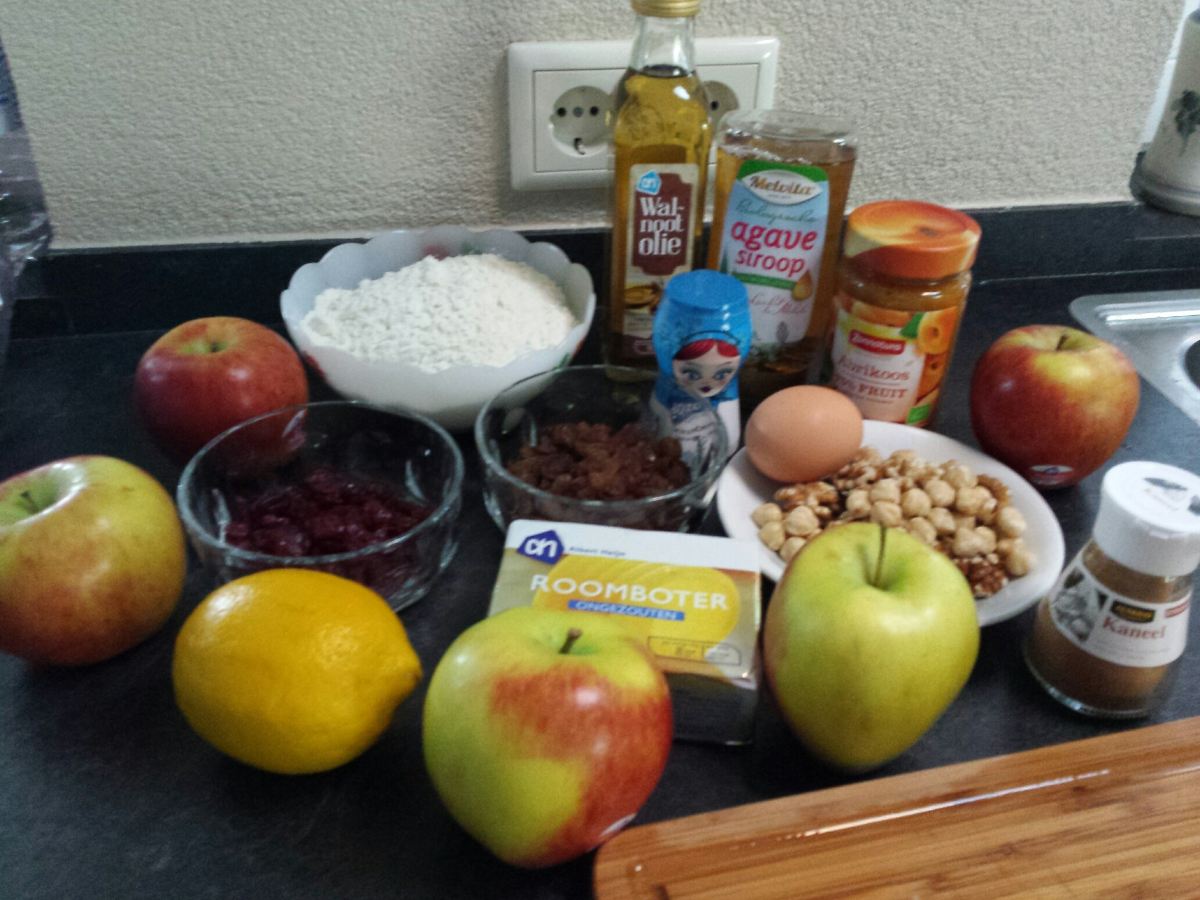 ingredienten Appeltaart zonder suiker