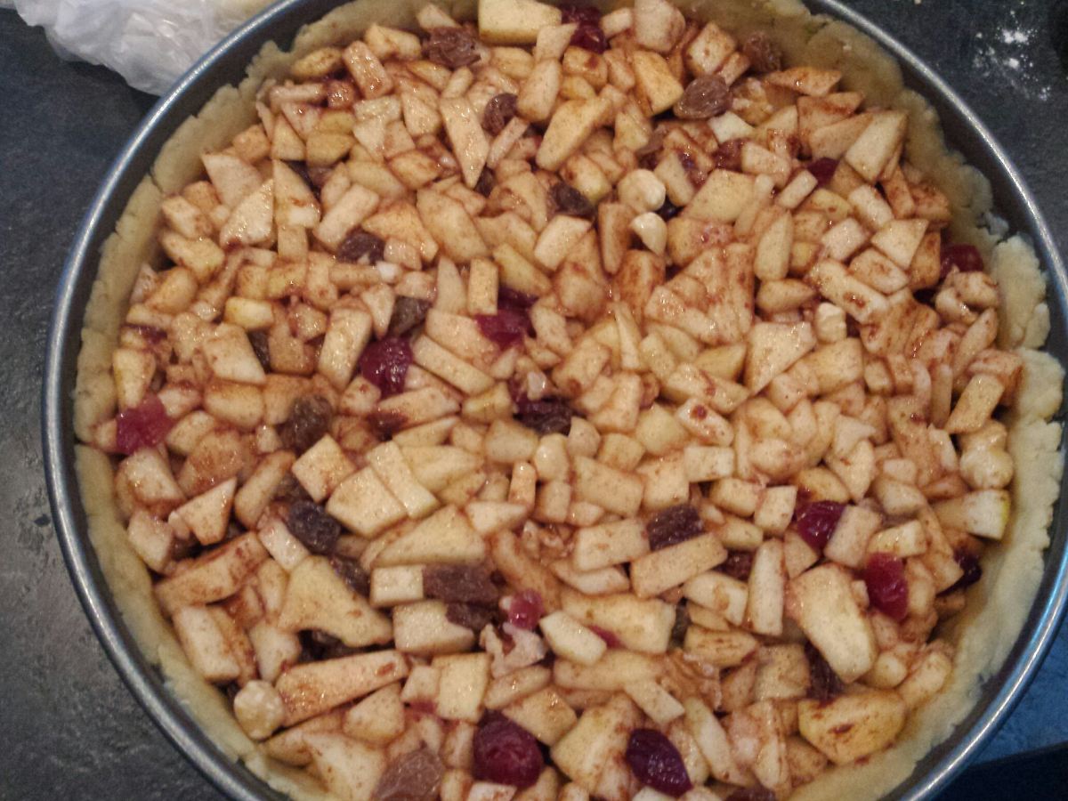 opbouw suikervrije appeltaart