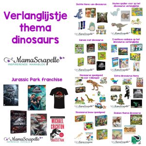 verlanglijstje thema dinosaurus