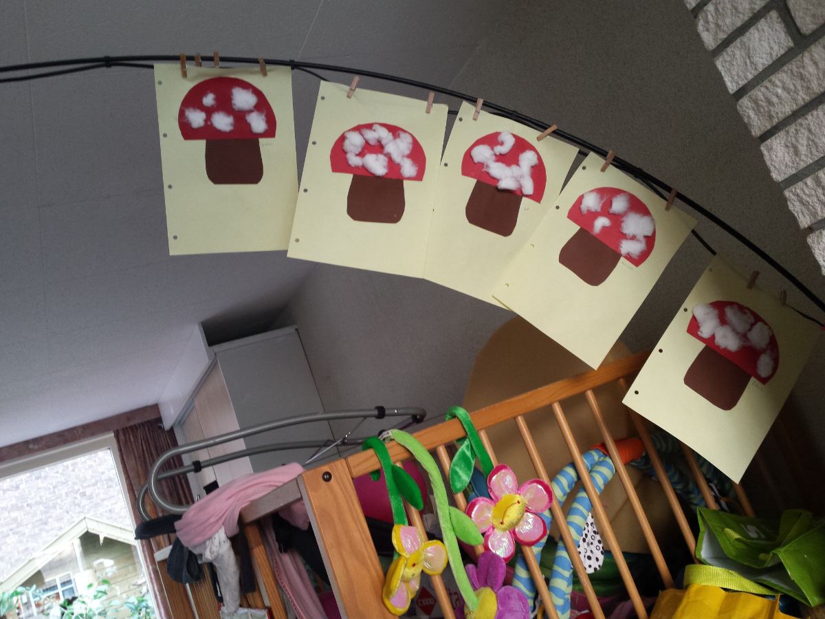 paddenstoelen knutselen
