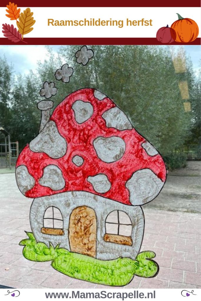 raamschildering herfst