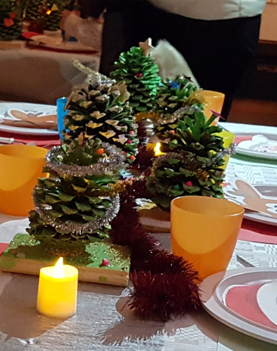 kerstboom dennenappel