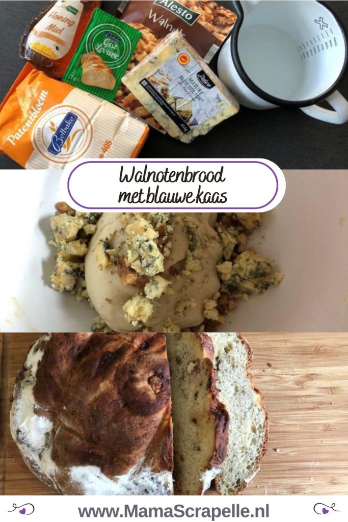 walnotenbrood met blauwe kaas