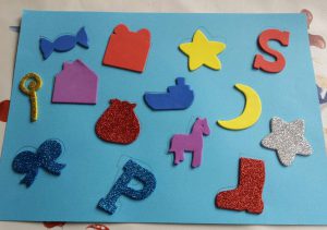 puzzelen met foamstickers