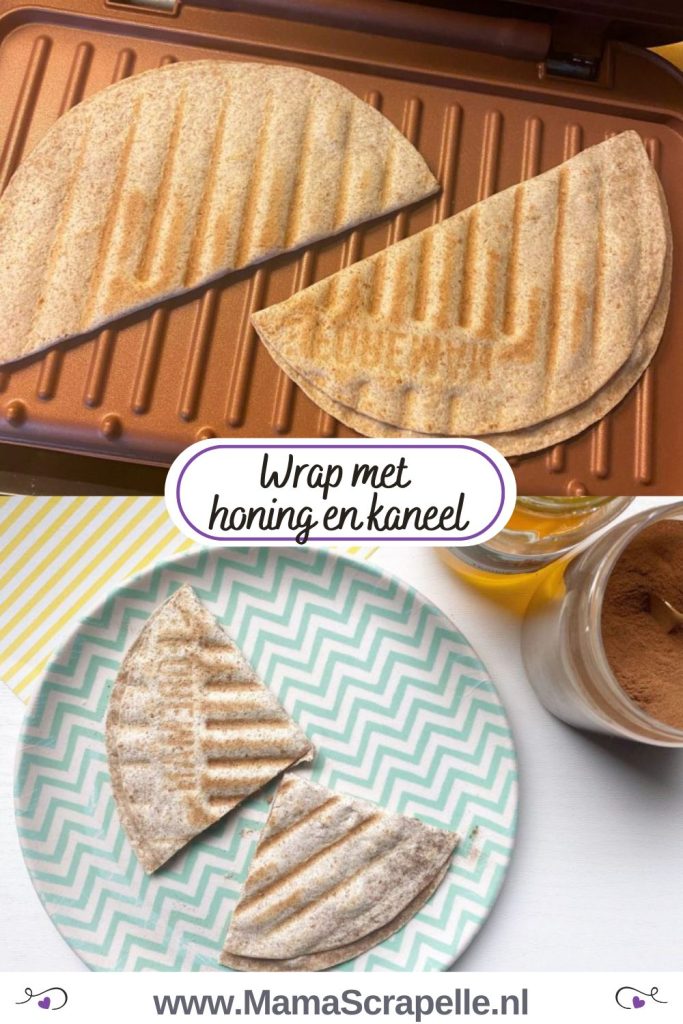 wrap met honing en kaneel