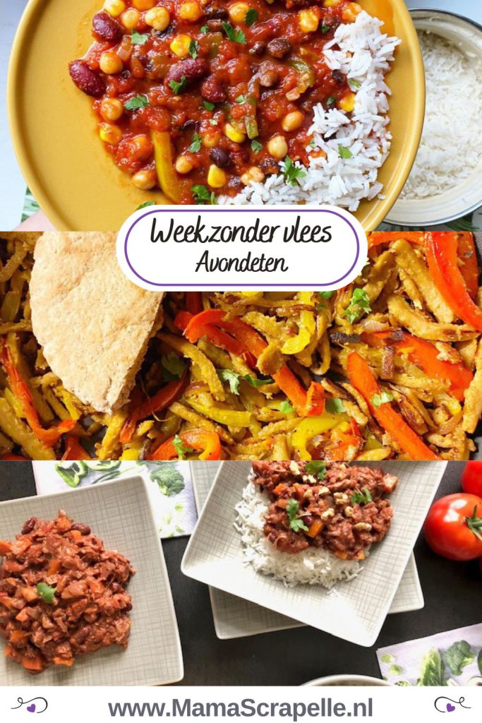 Week zonder vlees avondeten