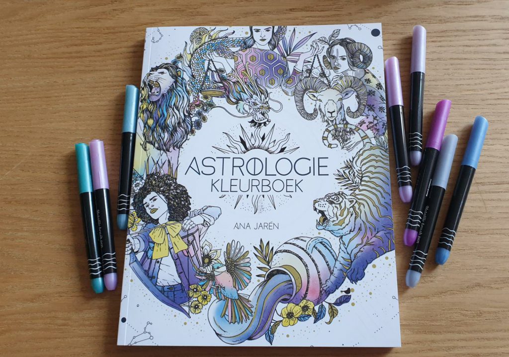 Het leukste mooiste kleurboek voor volwassenen? Ontspannen kleuren met stiften, potloden en alcoholmarkers in de mooi kleurboeken!  het astrologiekleurboek