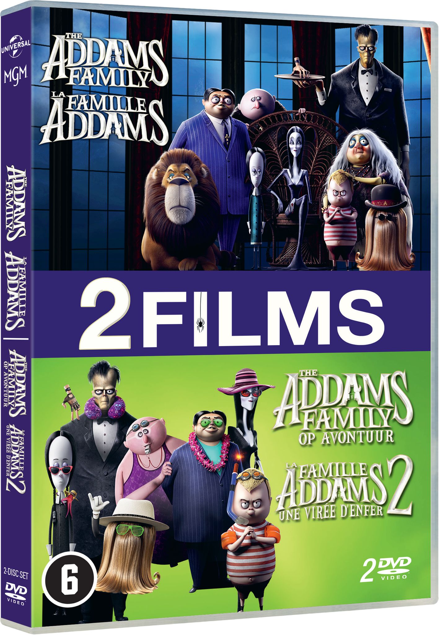 The Addams Family DVD box