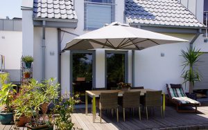 sfeervolle tuin zomer