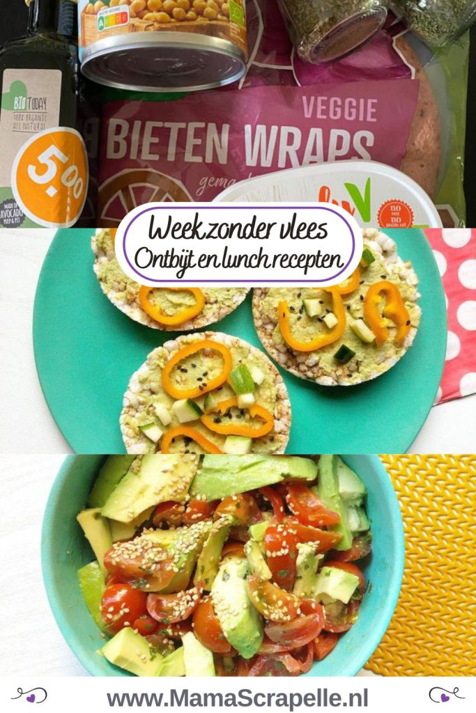 week zonder vlees ontbijt en lunch