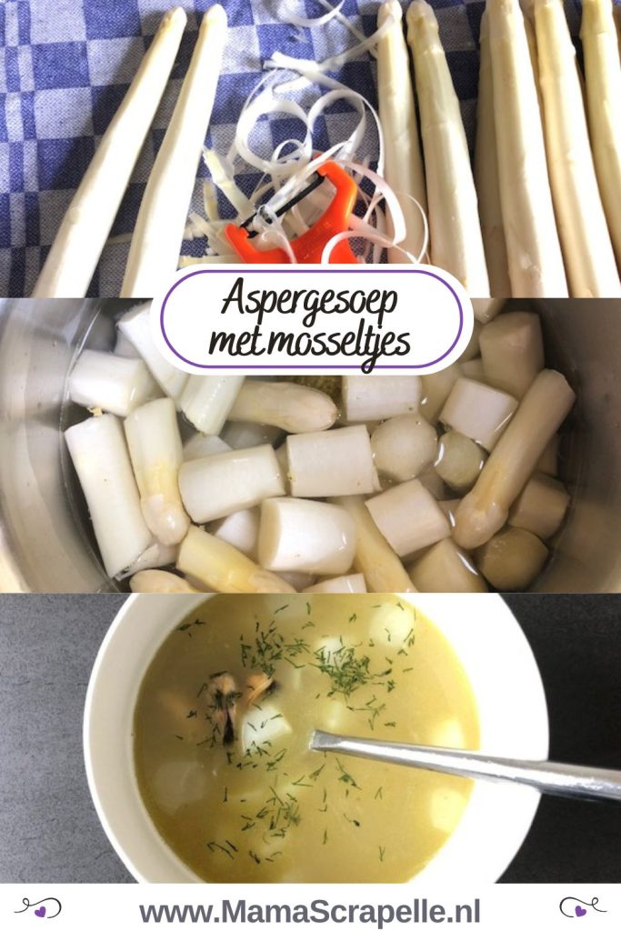 aspergesoep met mosseltjes