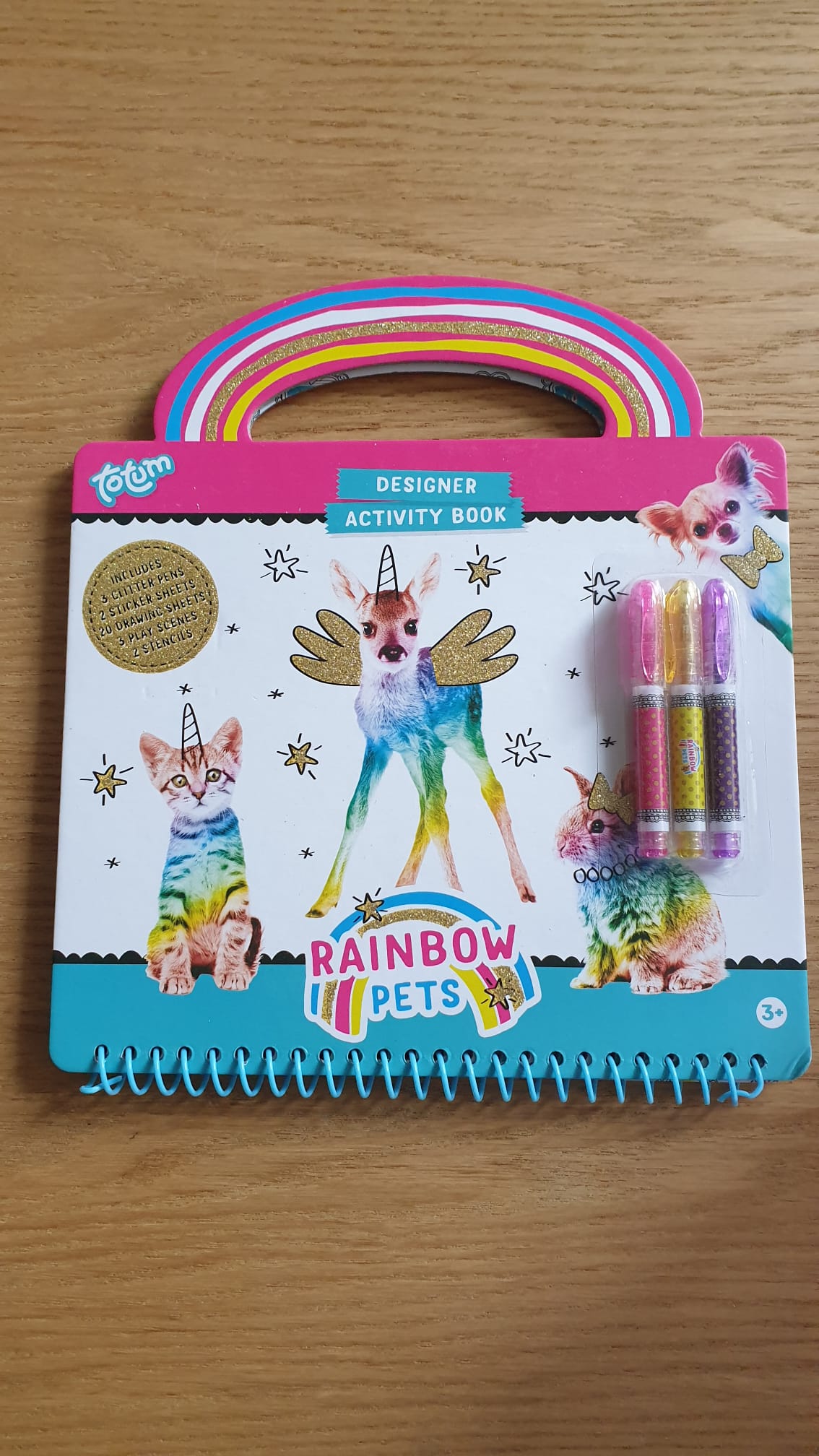 totum rainbow pets activity book