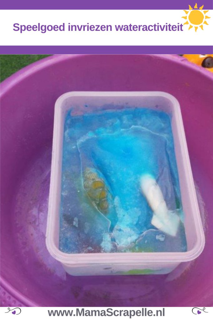 speelgoed invriezen wateractiviteit