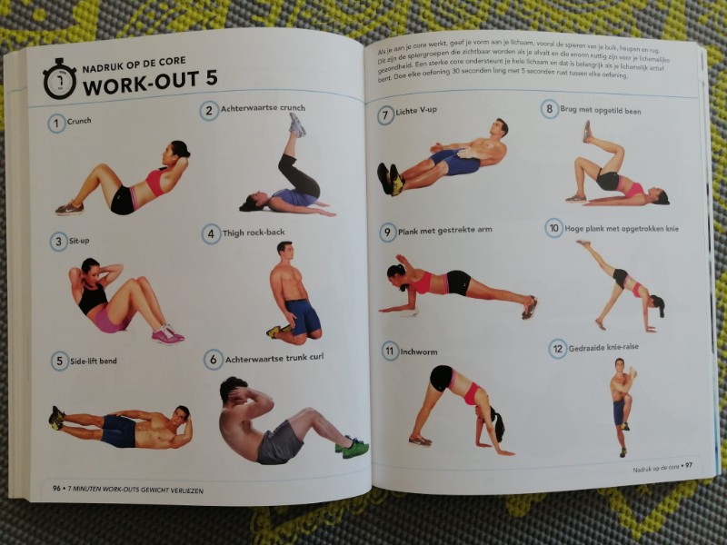 7 minuten work-outs