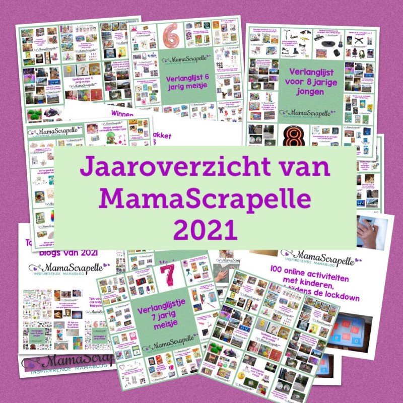 jaaroverzicht 2021 mamascrapelle