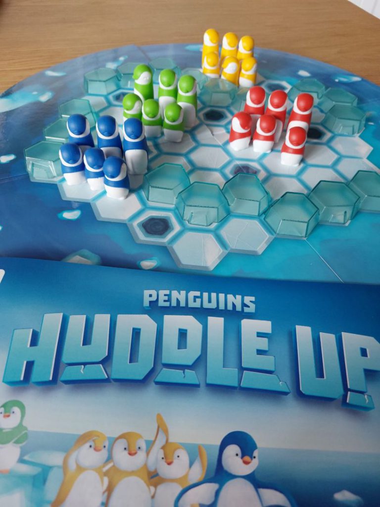Penguins Huddle Up 