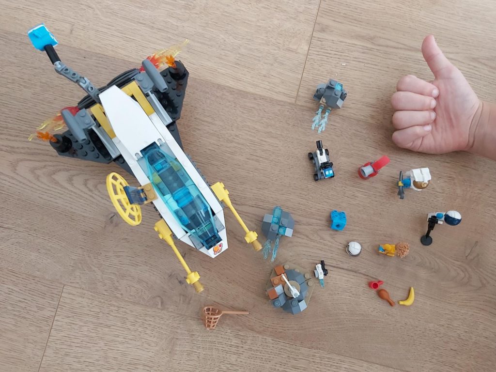 LEGO City missies ruimteschip en poppetjes